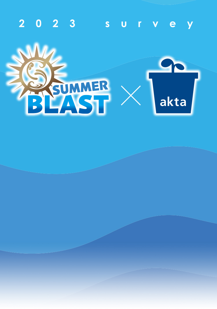 SUMMER BLAST × akta 2023アンケート 7月15日（土）に新宿二丁目の街で実施します!!